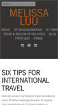 Mobile Screenshot of melissaluu.com